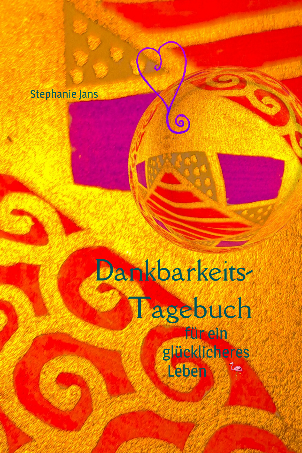 Buchcover Dankbarkeitstagebuch in gold-sphere