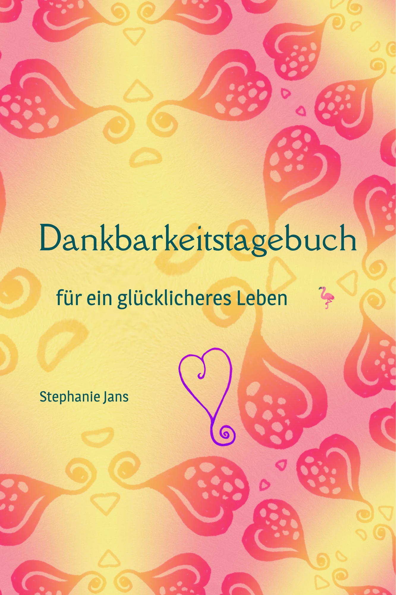 Collage einiger Buchseiten des Dankbarkeitstagebuchs
